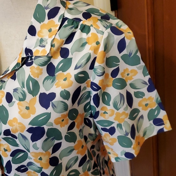 VINTAGE ADRIANNE ROSS BLOUSE 80s - Picture 3 of 5